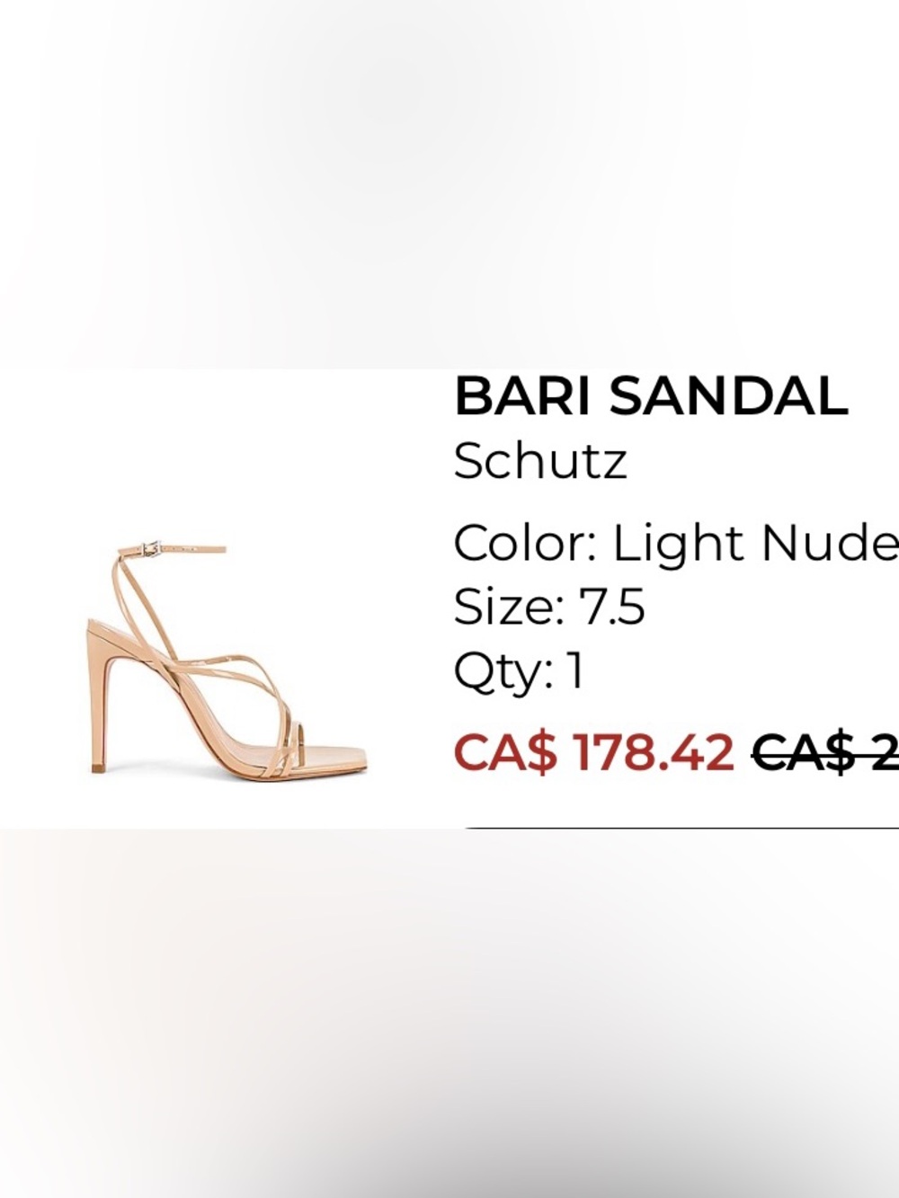 SCHUTZ Light Nude Women's Sandal